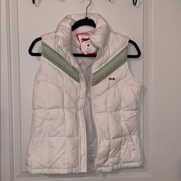 The Classic Le TIGRE White Goose Down Vest - Picture 2 of 5